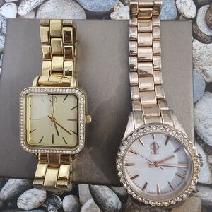 Gold and Rose Gold Watches with Crystal Accents